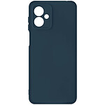 Avizar Coque pour Motorola Moto G14 Silicone Semi-rigide Doux au Toucher  Bleu Nuit