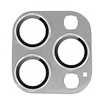 Enkay Verre Trempé Caméra pour iPhone 15 Pro et 15 Pro Max Cadre Alliage Aluminium  Argent