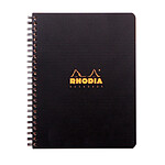 RHODIA Cahier à spirale 'Note Book', A5, quadrillé 5x5, noir