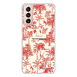 LaCoqueFrançaise Coque Samsung Galaxy S21 Plus 5G 360 intégrale transparente Motif Botanic Amour Tendance