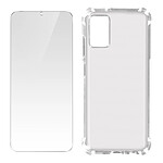 Avizar Pack Protection Samsung Galaxy A03s Coque Souple et Verre Trempé Transparent