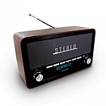 Metronic 477230 - Radio Vintage numérique Bluetooth, DAB+ et FM RDS