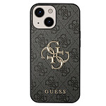 Guess Coque pour iPhone 13 Mini Découpes Précises et Bords Surélevés Noir