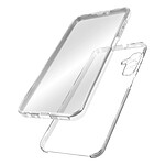 Avizar Coque pour Samsung Galaxy A13 5G Intégrale Arrière Rigide Transparent et Avant Souple  Transparent