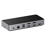 Satechi Hub pour iMac et MacBook 12 en 1 Affichage Triple écran Résolution 4K Power Delivery 100W Gris