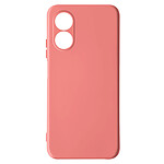 Avizar Coque pour Oppo A17 Silicone Semi-rigide Finition Soft-touch Fine  Rose