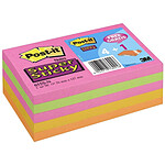 POST-IT Post-it 655S-N Pack de 5 Blocs-Notes Format 127x76 mm Couleur Néon