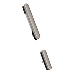 Clappio Bouton Power et Volume pour Samsung Galaxy S24 Ultra Gris