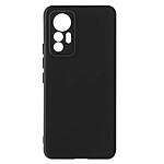 Avizar Coque pour Xiaomi 12 Lite Silicone Semi-rigide Finition Soft-touch Fine  noir