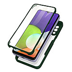 Avizar Coque Samsung A22 Dos Plexiglas Avant Polymère Antichoc Contour vert