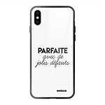 Evetane Coque en verre trempé iPhone Xs Max Parfaite Avec De Jolis Défauts