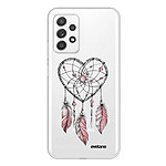 Evetane Coque Samsung Galaxy A72 360 intégrale transparente Motif Attrape coeur Tendance