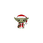 Star Wars - Figurine POP! Holiday Santa Yoda 9 cm