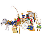 Playmobil Coffret de Jeu Carrosse Royale Thème Mariage avec Mini-Figurines et Accessoires Multicolore