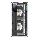 Evetane Coque Samsung Galaxy S20 FE anti-choc souple angles renforcés transparente Motif Cassette