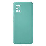 Avizar Coque pour Samsung Galaxy A03s Silicone Semi-rigide Finition Soft-touch Fine Turquoise