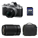 NIKON Z fc + Z 16-50 Silver + Z 50-250 + Sac + Carte SD 8 Go