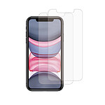 Myway Pack 2 Verre Trempé pour iPhone 11/XR Plat Anti-rayures Transparent