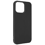 Avizar Coque pour Apple iPhone 14 Plus Silicone Flexible Finition Mate Anti-traces  noir