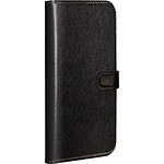 BigBen Connected Étui pour Galaxy A12 Folio Wallet Fermeture avec Languette Aimantée Noir