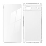 Avizar Pack Protection pour Google Pixel 6a Coque Renforcée + Verre Trempé  Transparent