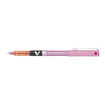 PILOT Stylo roller Hi-Tecpoint V5 Encre liquide pointe Fine Rose x 12