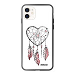 Evetane Coque iPhone 12 Mini Coque Soft Touch Glossy Attrape coeur Design