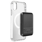 Swissten Coque Apple iPhone X et XS et Powerbank 5000 mAh Magsafe  Transparent