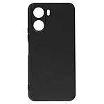 Avizar Coque pour Vivo Y16 Silicone Soft Touch Finition Mate Anti-trace  noir