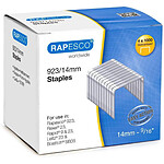 RAPESCO Lot de 4 Boites de 1000 Agrafes Galvanisées 923/14mm type 23