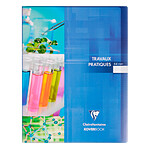 CLAIREFONTAINE Cahier Travaux Pratique Koverbook Piqué Polypro 24x32 cm 64p séyès-uni coloris Aléatoire