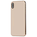 Clappio Châssis iPhone XS avec Vitre arrière de remplacement Rose Poudré