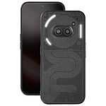 Avizar Coque pour Nothing Phone 2a et 2a Plus Dos Cuir Vegan Contour Souple Noir