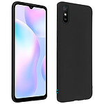 Avizar Coque Xiaomi Redmi 9A Souple Flexible Antichoc Finition Mate Noir