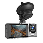 XO Dashcam Voiture Avant et Arrière Ventouse avec Caméra de Recul Noir