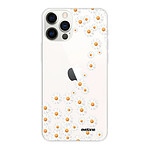 Evetane Coque iPhone 12 Pro Max 360 intégrale transparente Motif Marguerite Tendance