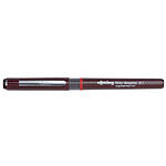 ROTRING Stylo feutre Tikky Graphic Rouge Vin Tracé 0,1 mm Noir