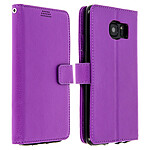 Avizar Housse Samsung Galaxy S7 Edge Etui Portefeuille Fonction Stand Violet