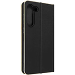 Avizar Étui pour Samsung Galaxy S23 Plus Porte-carte et Support vidéo  Noir et Doré