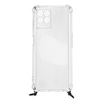 Avizar Coque Realme 8i Anneau personnalisable avec bijou/Chaîne - Transparent