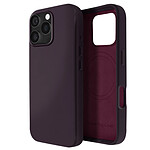 Avizar Coque MagSafe pour iPhone 16 Pro en Cuir Vegan Haute Qualité Violet