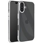 Avizar Coque pour iPhone 16 Silicone Souple Design Fin Léger Transparent