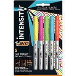 BIC Etui de 5 Marqueurs permanents Intensity, couleurs intenses