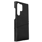 Avizar Coque pour Samsung Galaxy S23 Ultra Porte-Cartes Simili Cuir Intérieur Rigide  Noir