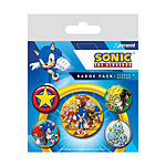 Sonic the Hedgehog - Pack 5 badges Speed Team