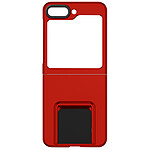 Avizar Coque pour Samsung Galaxy Z Flip 5 Rigide avec Béquille Support  Rouge