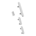 Clappio Bouton Power, Volume et Silencieux pour iPhone 12 et 12 Pro Blanc