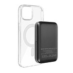 Swissten Coque pour Apple iPhone 14 et Powerbank 5000 mAh Magsafe  Transparent