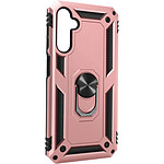 Avizar Coque pour Samsung Galaxy A24 Antichoc Hybride Bague Support Magnétique  Rose Gold