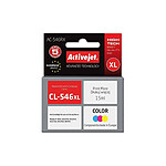 ACTIVE JET Cartouche Jet d'encre COMPATIBLE AC-546RX pour Canon CL-546XL Couleur 15ml